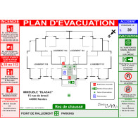 Plan incendie habitations A3 à télécharger