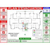 Plan incendie habitations A3 à télécharger