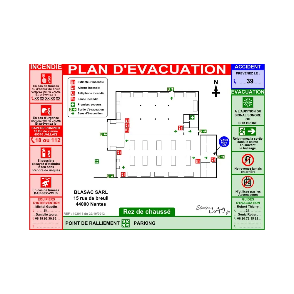 sécurité plan usines